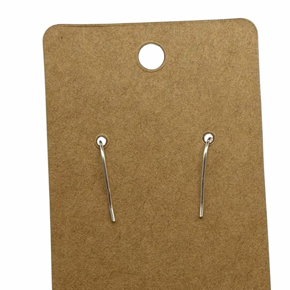 Kingman Mine Copper Turquoise Earrings Solid 925 Sterling Silver Pierced Dangle - Picture 5 of 5